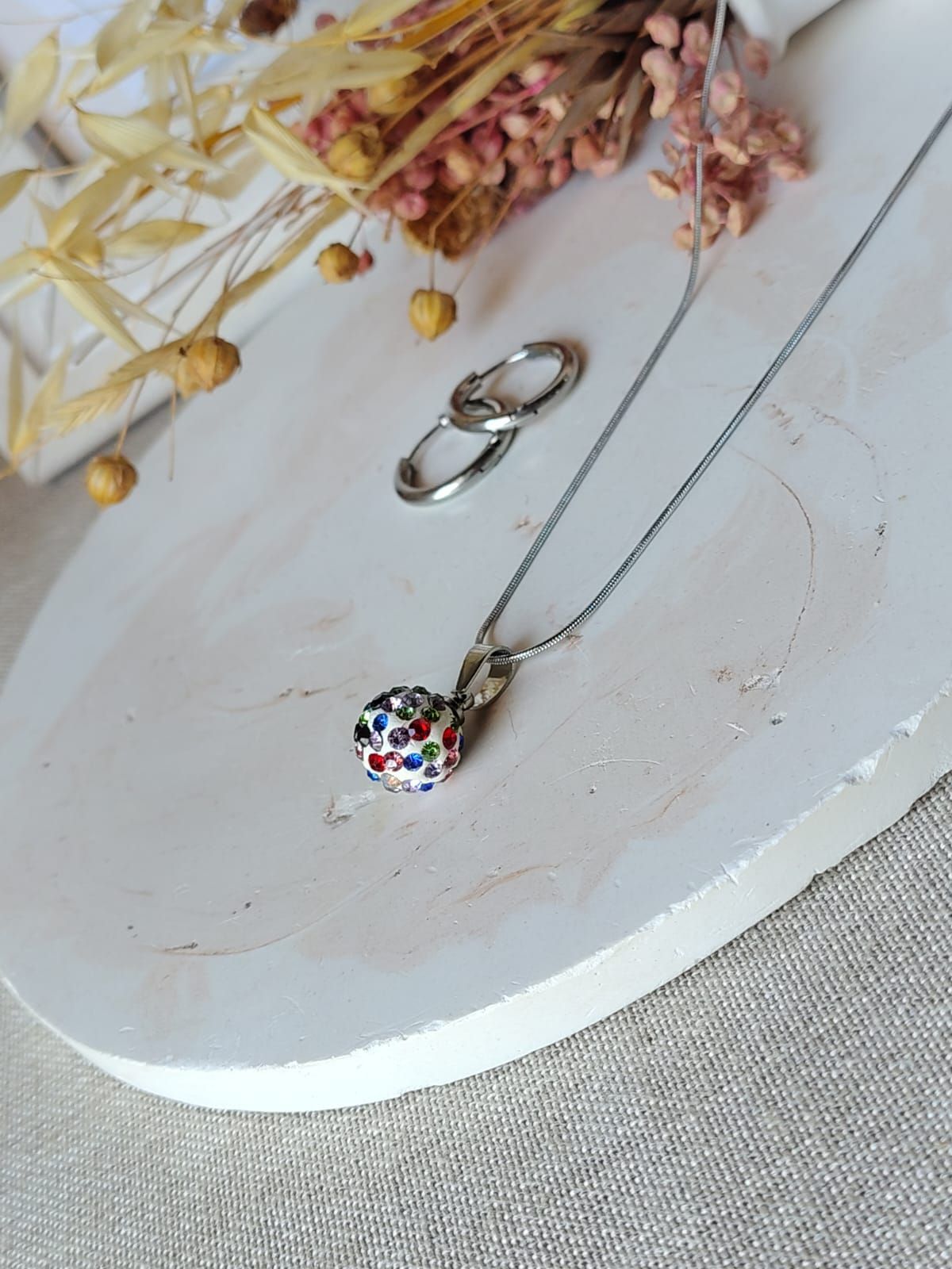 Collar bolita de fuego