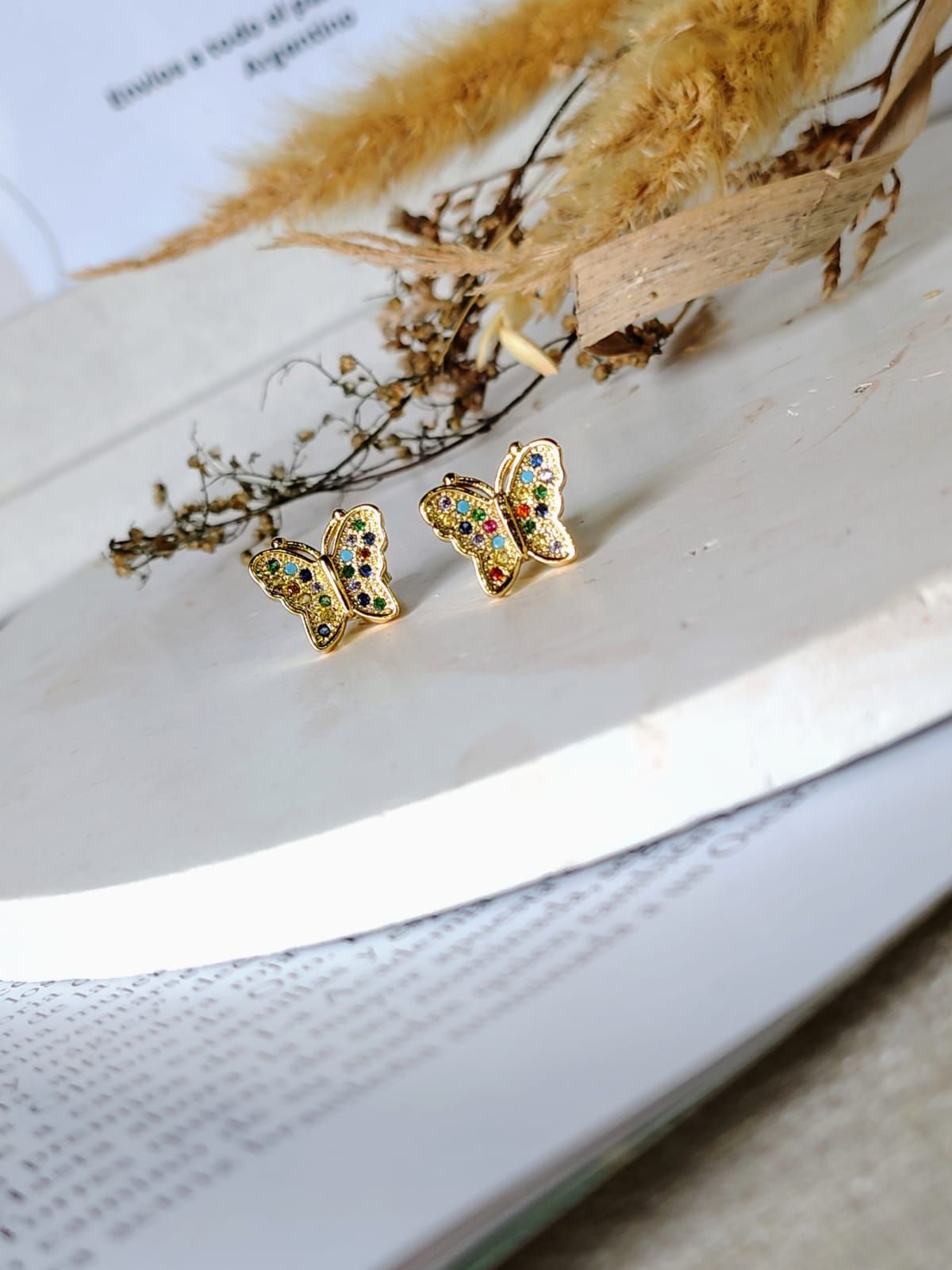 Aro perno MARIPOSA STRASS