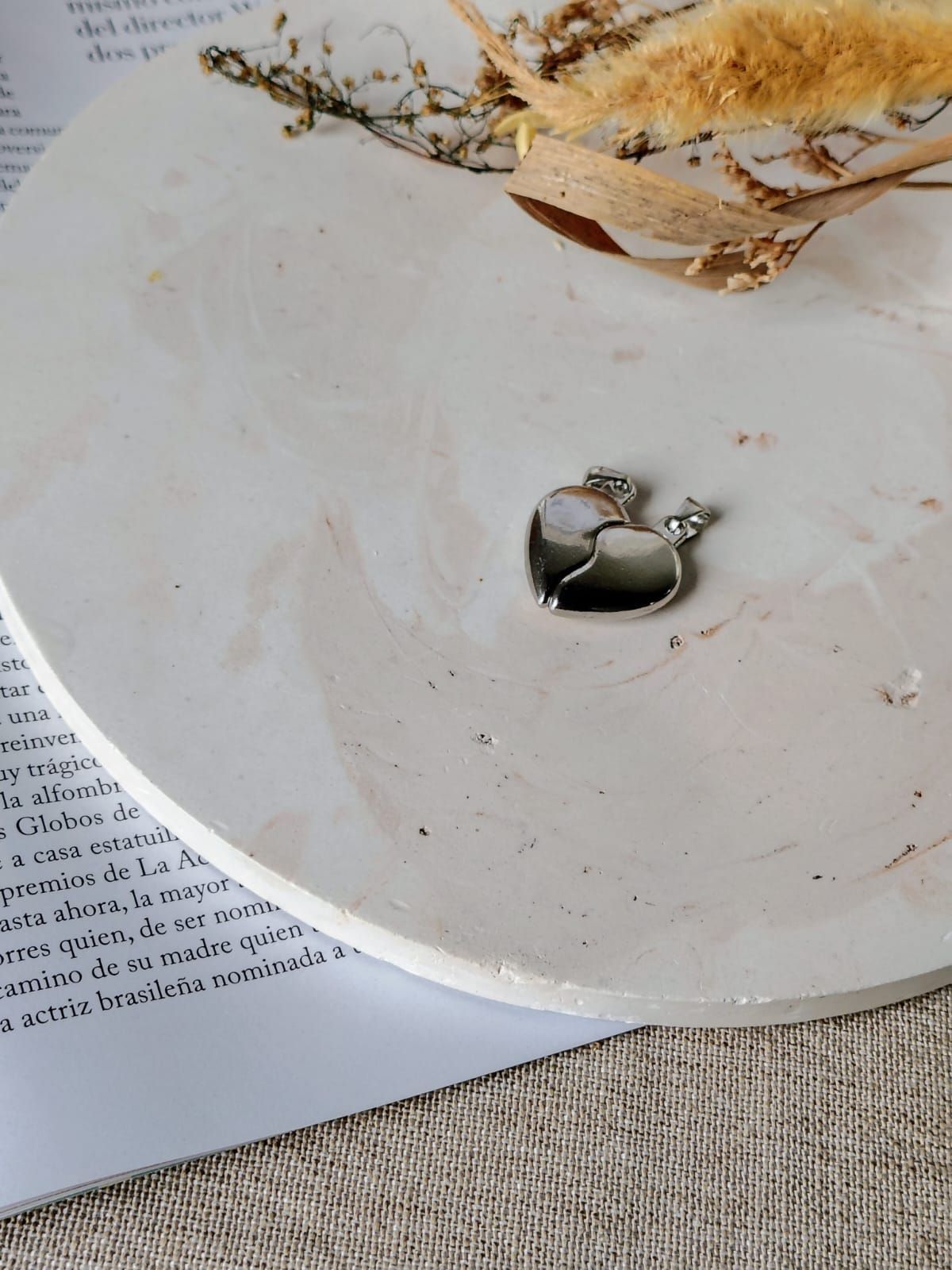 Dije CORAZON IMANTADO