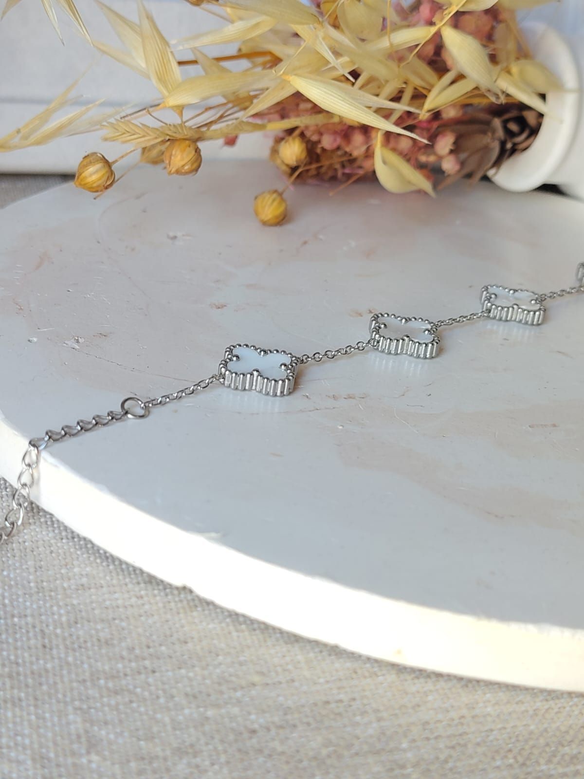 Pulsera VAN CLEEF-BLANCA