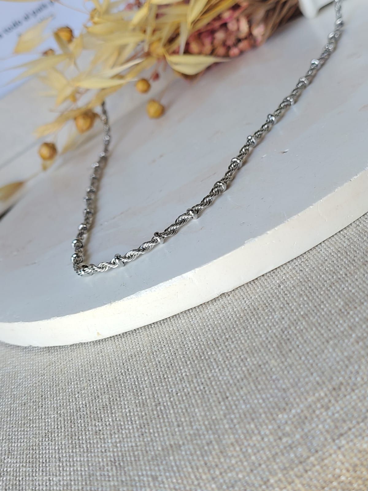 Cadena TOURBELLINO CON BOLITAS