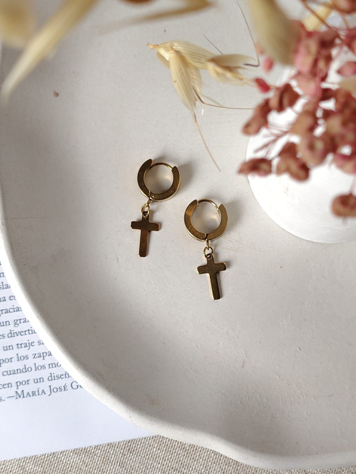 Argolla cubana con cruz