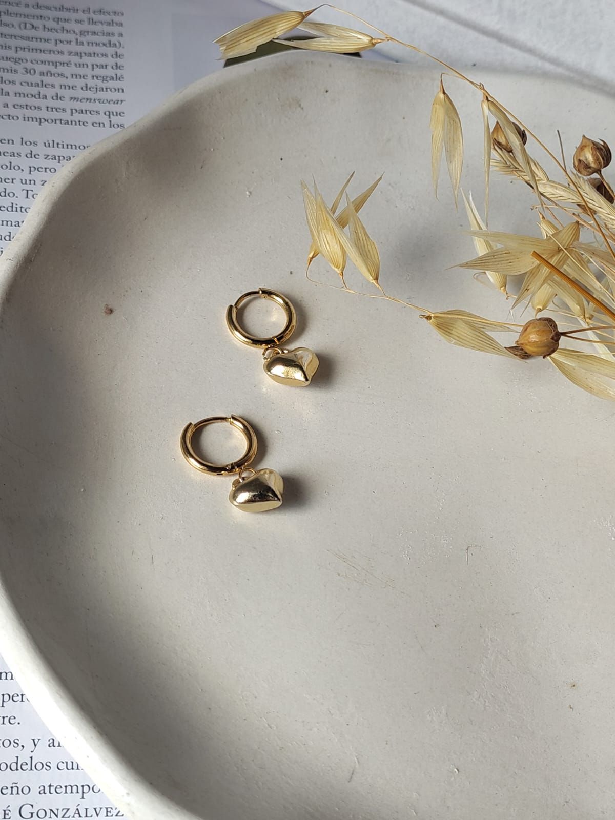 Argolla Bisagra- Corazón Inflado