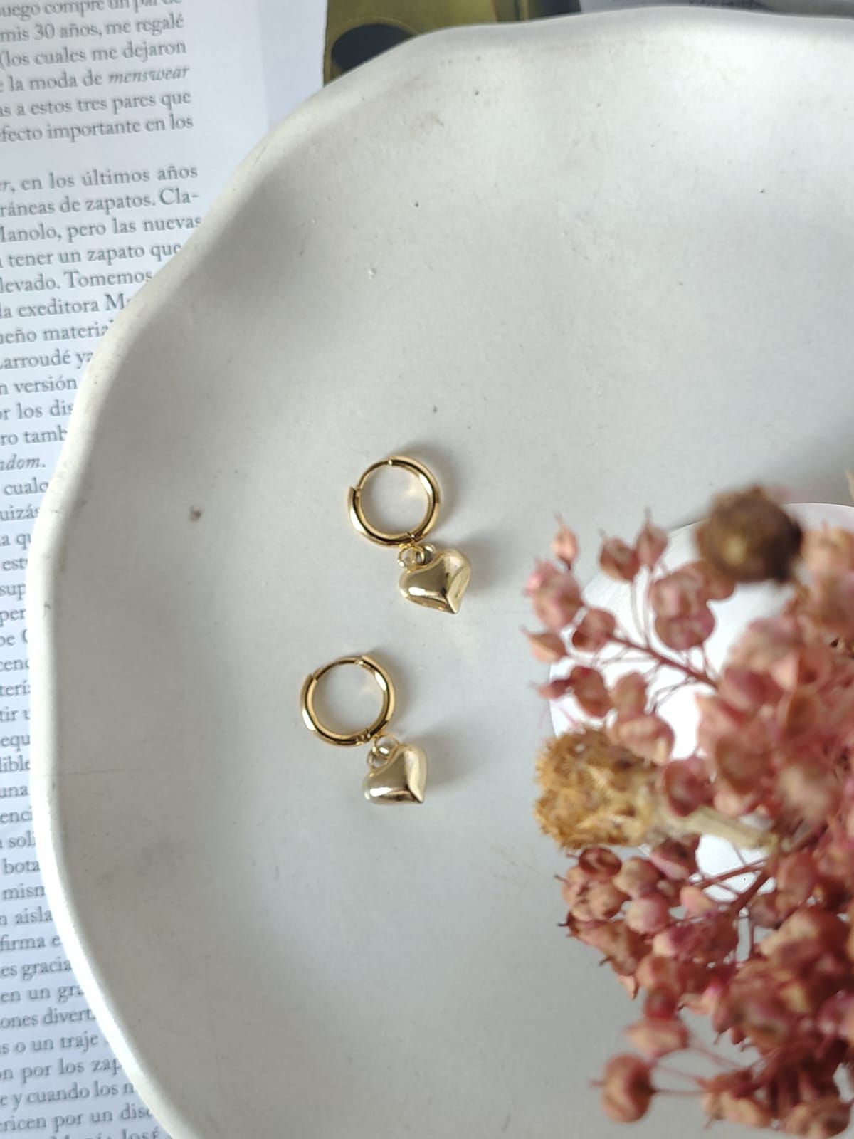 Argolla Bisagra- Corazón Inflado