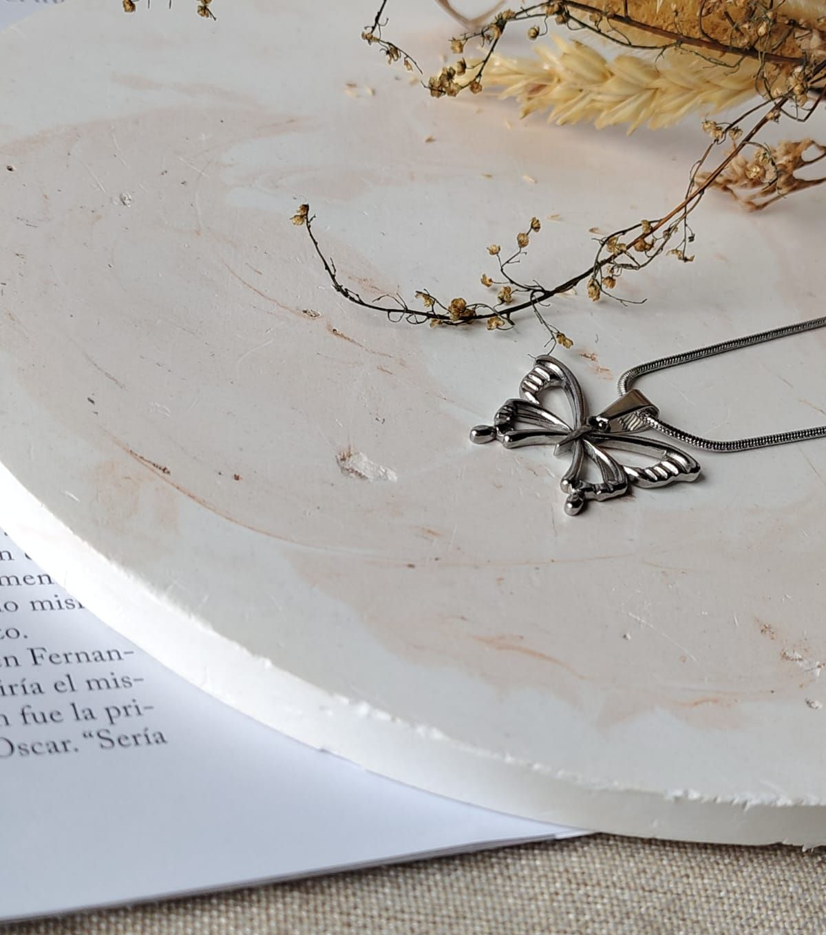 Colgante MARIPOSA INFLADA CALADA