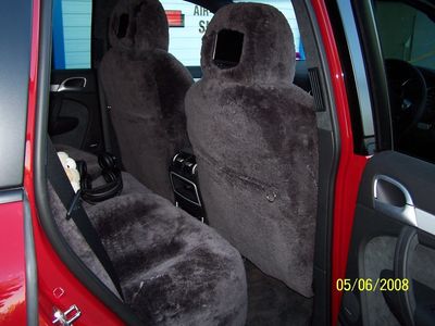 Wild Ram Home Sheepskin Car Seat Covers - Jumbuck Custom Sheepskin Car Seat Cover