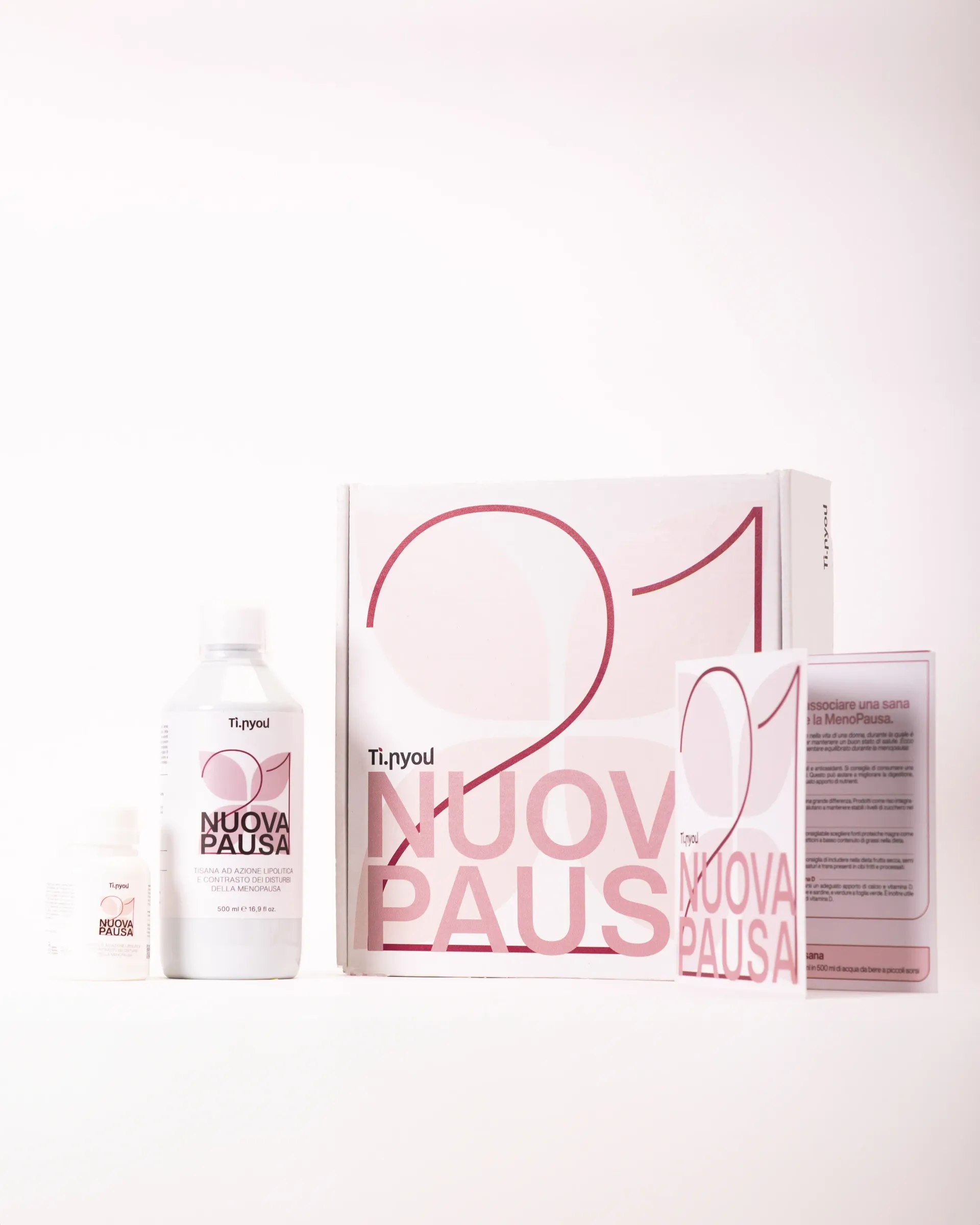 Una scatola kit nuova pausa 21 di ti.nyou, trattamento per la menopausa