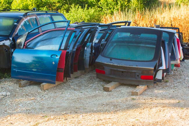 Cars Scrap Metal — Hillside Auto Dismantlers in Tuncester, NSW