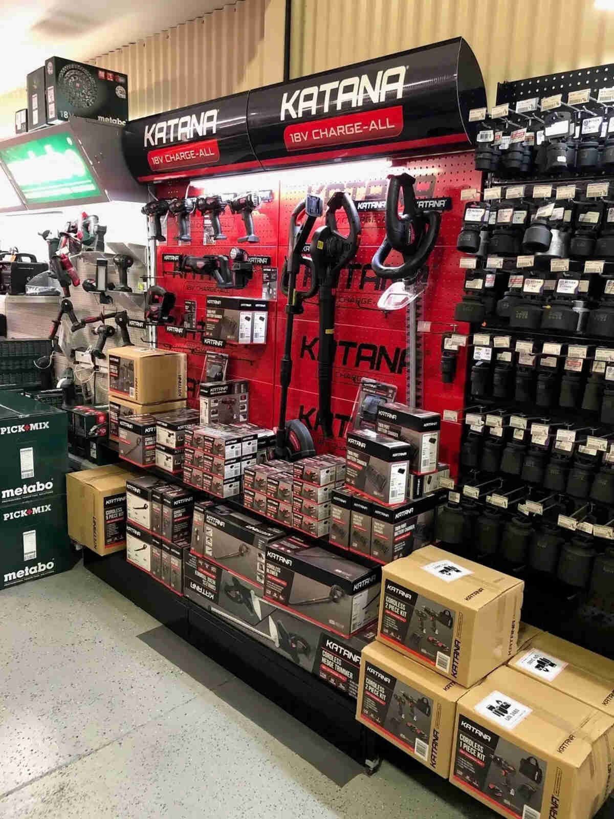 A Store Filled With Lots Of Tools And Boxes — Summerland Tool Supplies In Casino, NSW