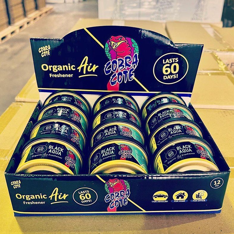 A Box of Organic Air Freshener is Sitting on a Table — Summerland Tool Supplies in Casino, NSW