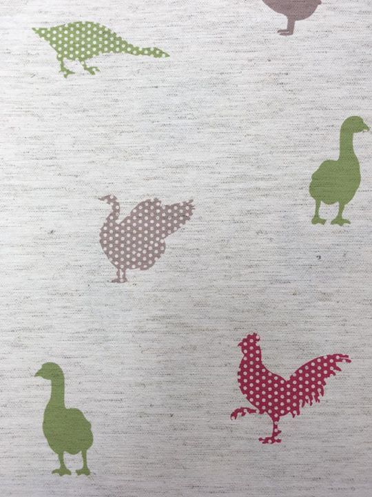 Decorative feathered friends roller