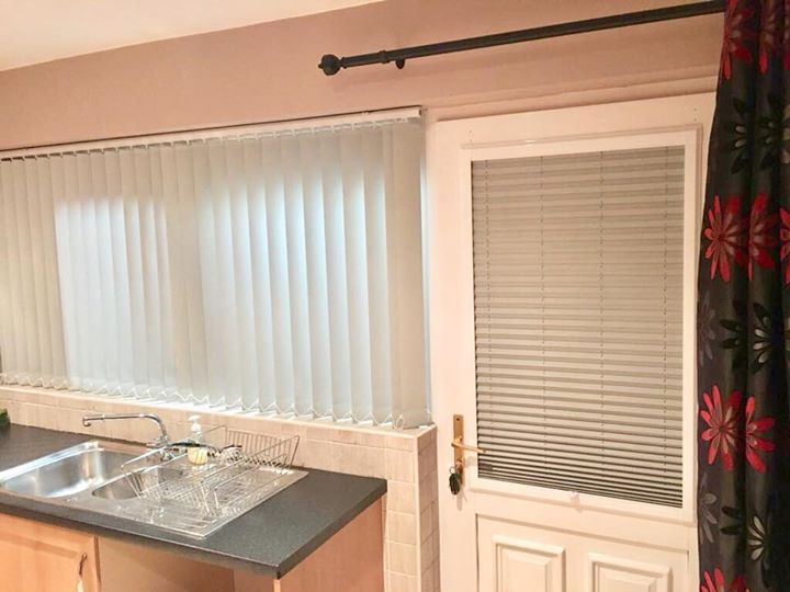 Perfect fit pleated blind & vertical