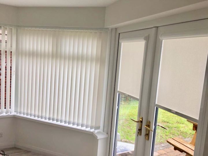 Vertical blinds & perfect fit roller blinds