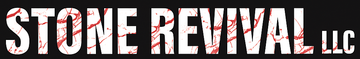 "STONE REVIVAL LLC" in white, distressed font on a black background.
