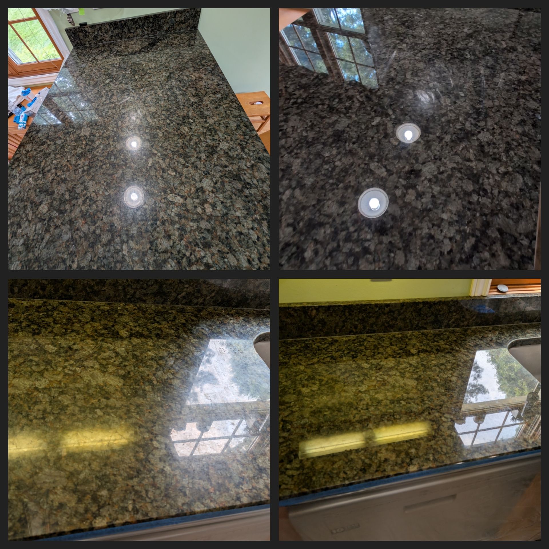 Floor cleaning machine scrubbing a light-colored wooden floor in a white room.