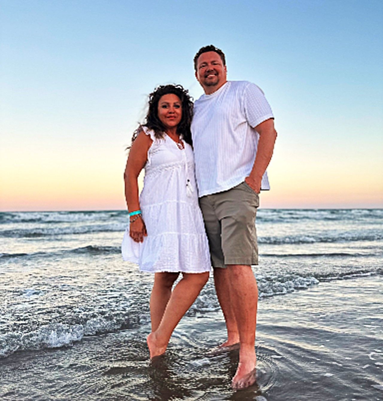 Shayne and Jere' at the beach