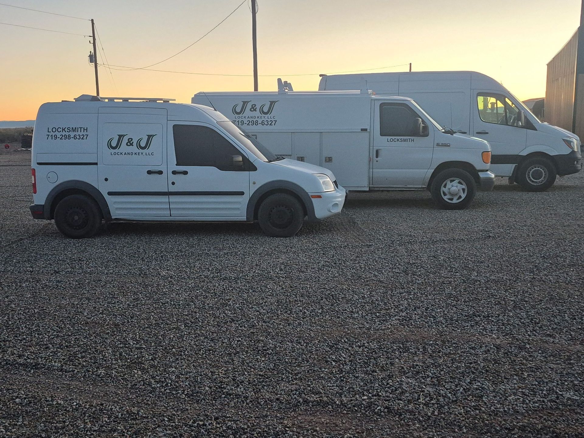J&J Lock and Key technician in the San Luis Valley