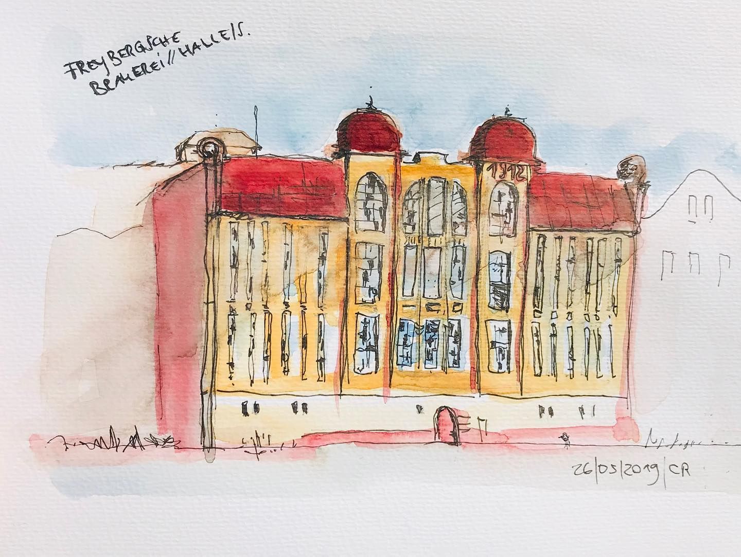 Ehemalige Freybergsche Brauerei in Halle (Saale), heute saniert (gehobenes Wohnen)