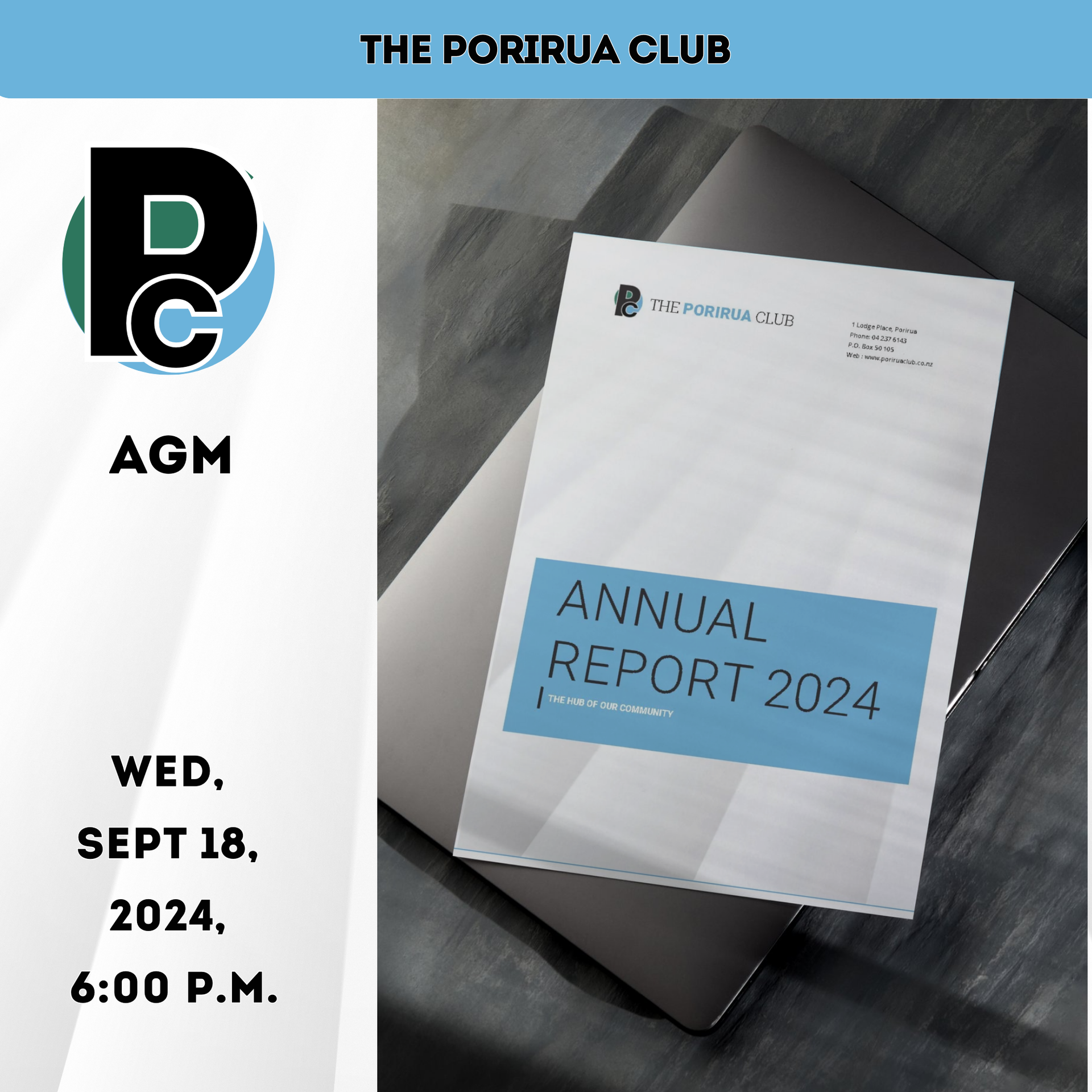 Click here to view the Annual General Report for 2024