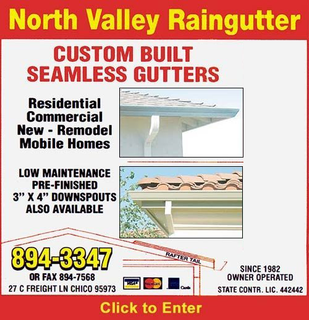 Custom Gutters — Chico, CA — North Valley Raingutter