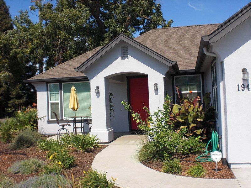 House With Red Door — Chico, CA — North Valley Raingutter