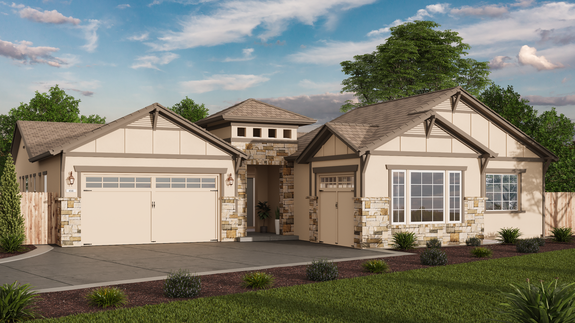 home exterior renderings of the yorkshire | available floor plans in coventry | evergreen communities | Roseville, CA 95678