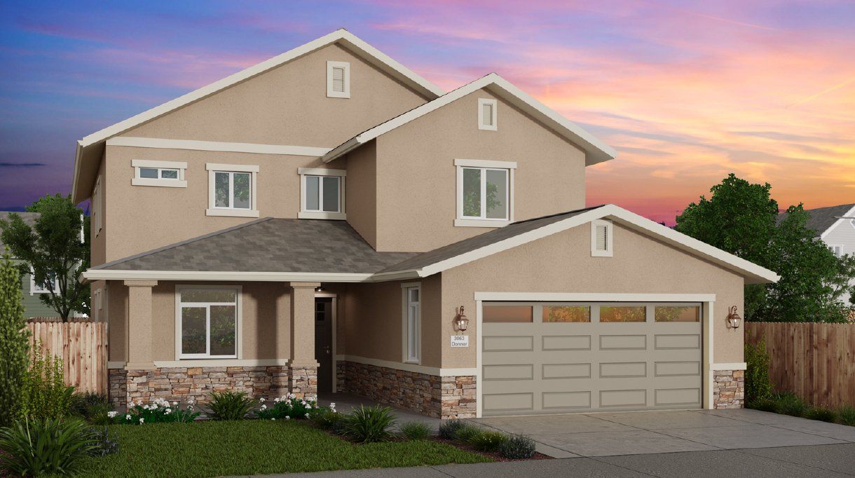 home exterior renderings | available floor plans | evergreen communities | Roseville, CA 95678