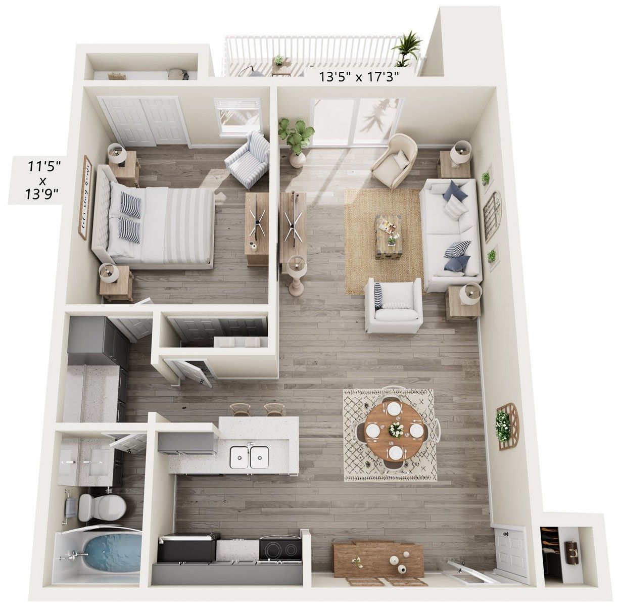 the alcove floor plan