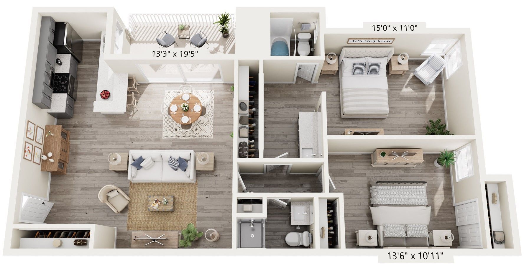 the retreat floor plan