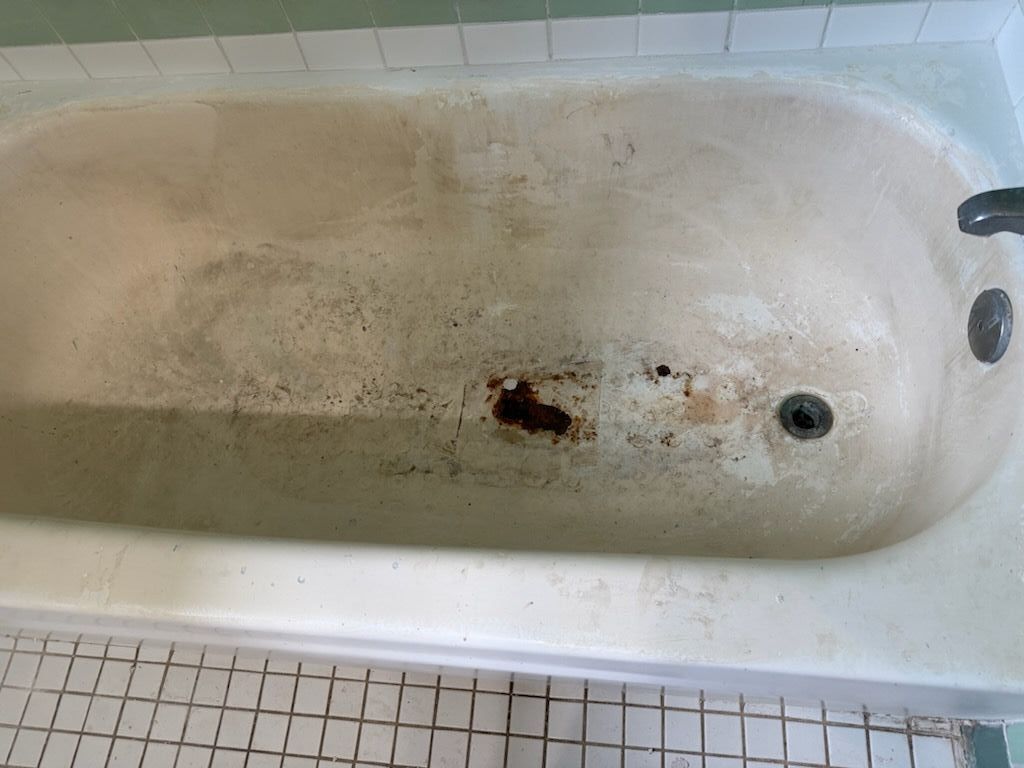A bathroom before