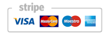 A visa mastercard and american express logo on a white background