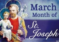 Saint Joseph and baby Jesus