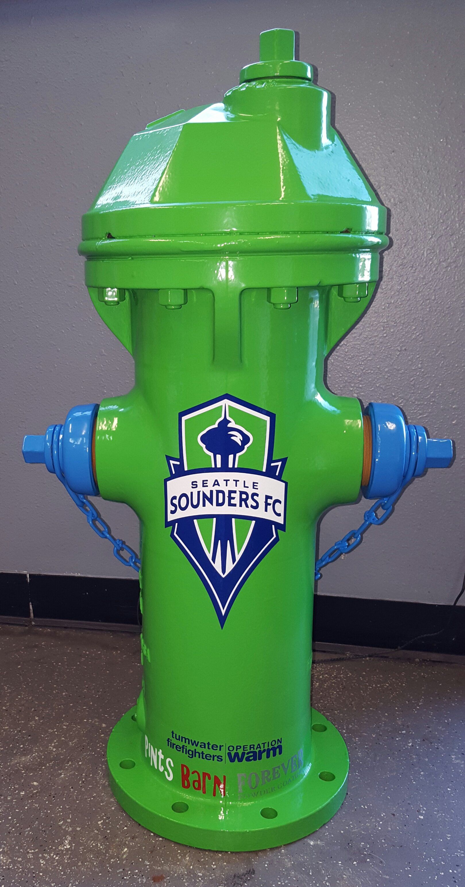 Fire Hydrands Powder Coated - Olympia Forever Powder Coating