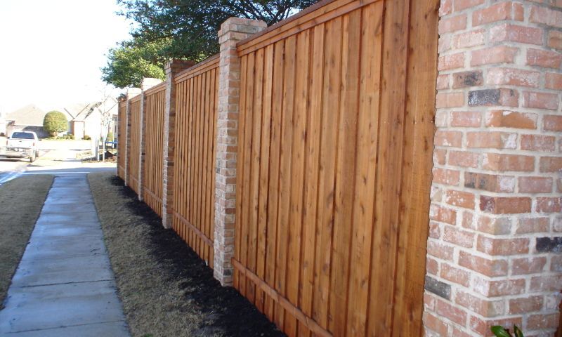 A quality Cedar fence sealed with Natural Cedar Ready Seal.