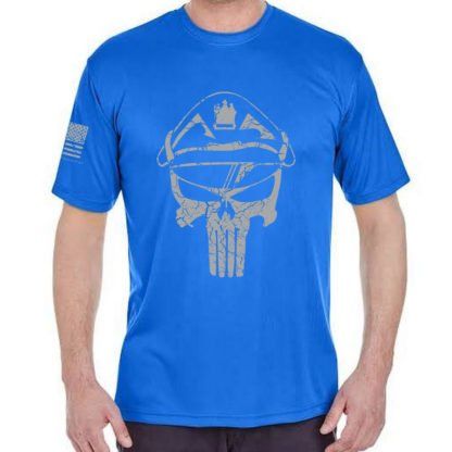 Shirts — Male Model Wearing A Blue T-Shirt In Hammonton, NJ