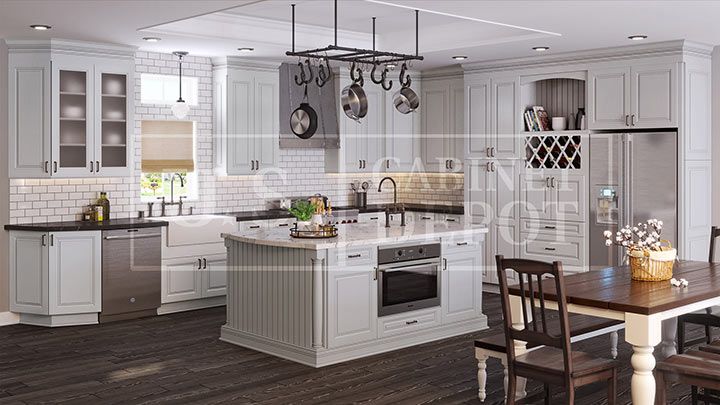 New White Painted Kitchen — Orange Park, FL — BLP Renovations & Kingsley Kitchens