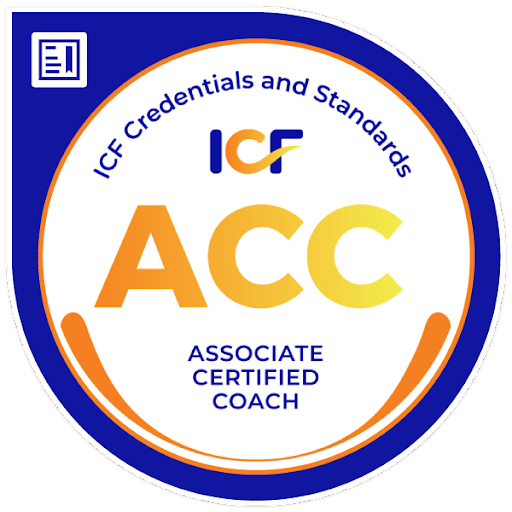 Icf credentials and standards acc associate certified coach logo