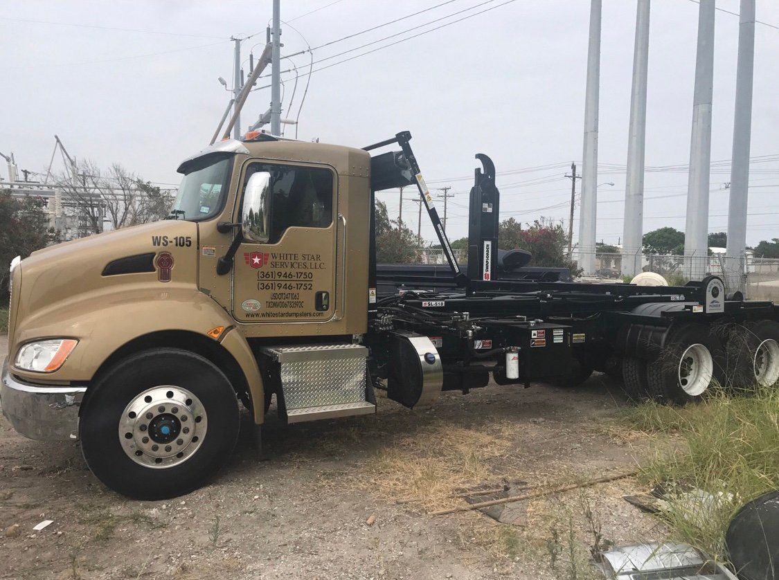 Dumpster Truck — Corpus Christi, TX — White Star Services LLC