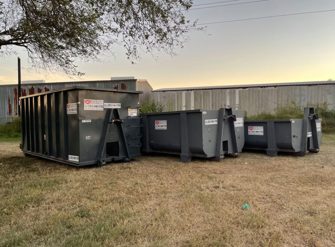 Dumpster Rental — Corpus Christi, TX — White Star Services LLC