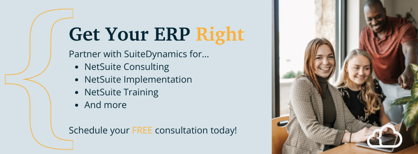 get your erp right with SuiteDynamics