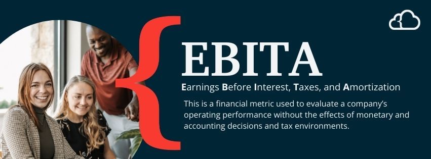 Graphic explaining the EBITA meaning.