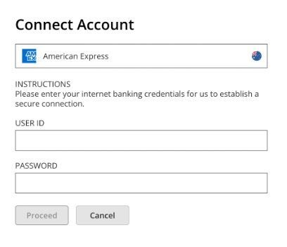 A screenshot showing how to connect a credit card in NetSuite.