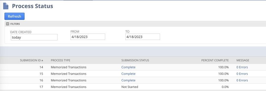 This is the tenth screenshot illustrating how to create memorized transactions in NetSuite.