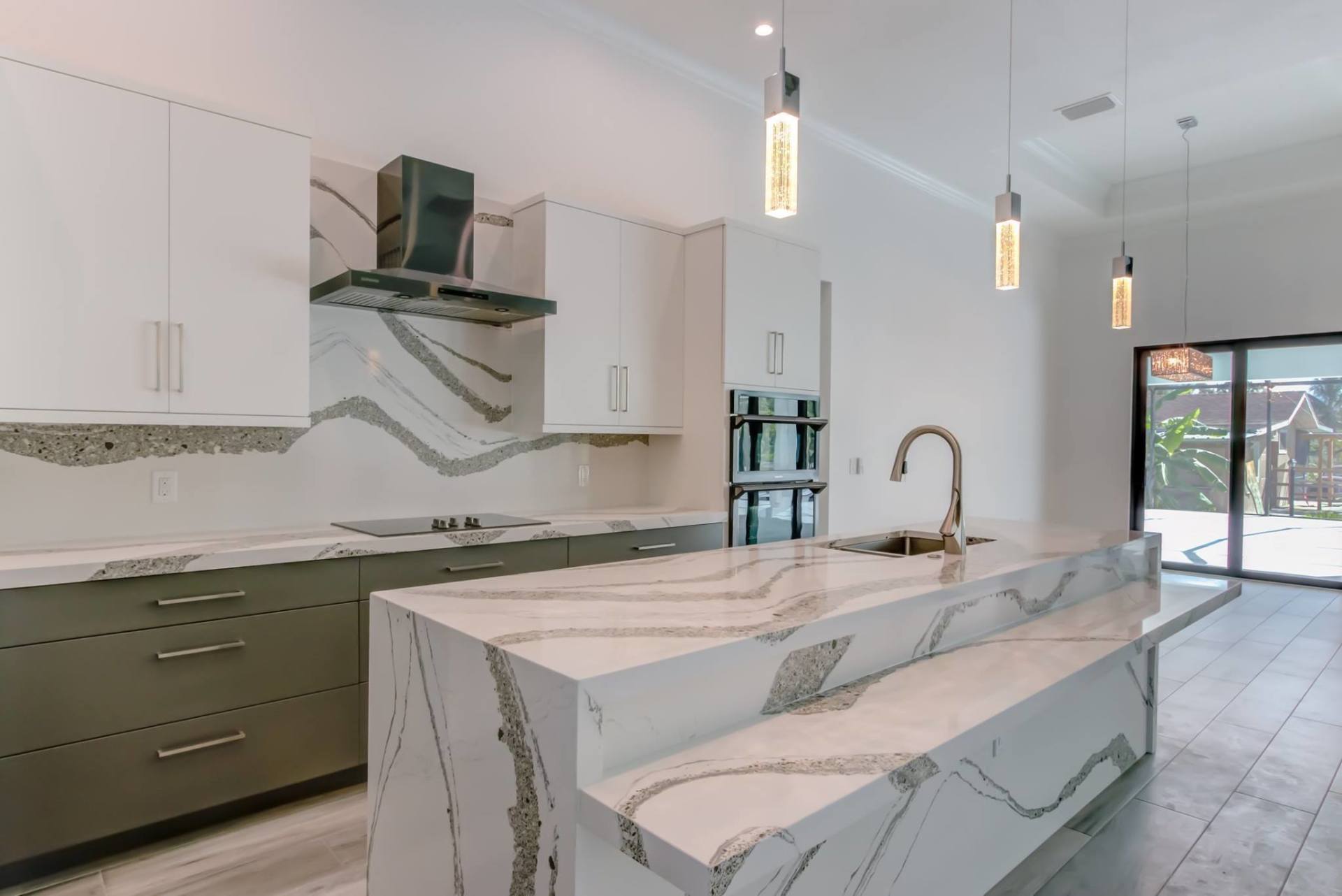 Ventilated Quartz Kitchen — Fort Myers, FL — Absolute Granite Inc.