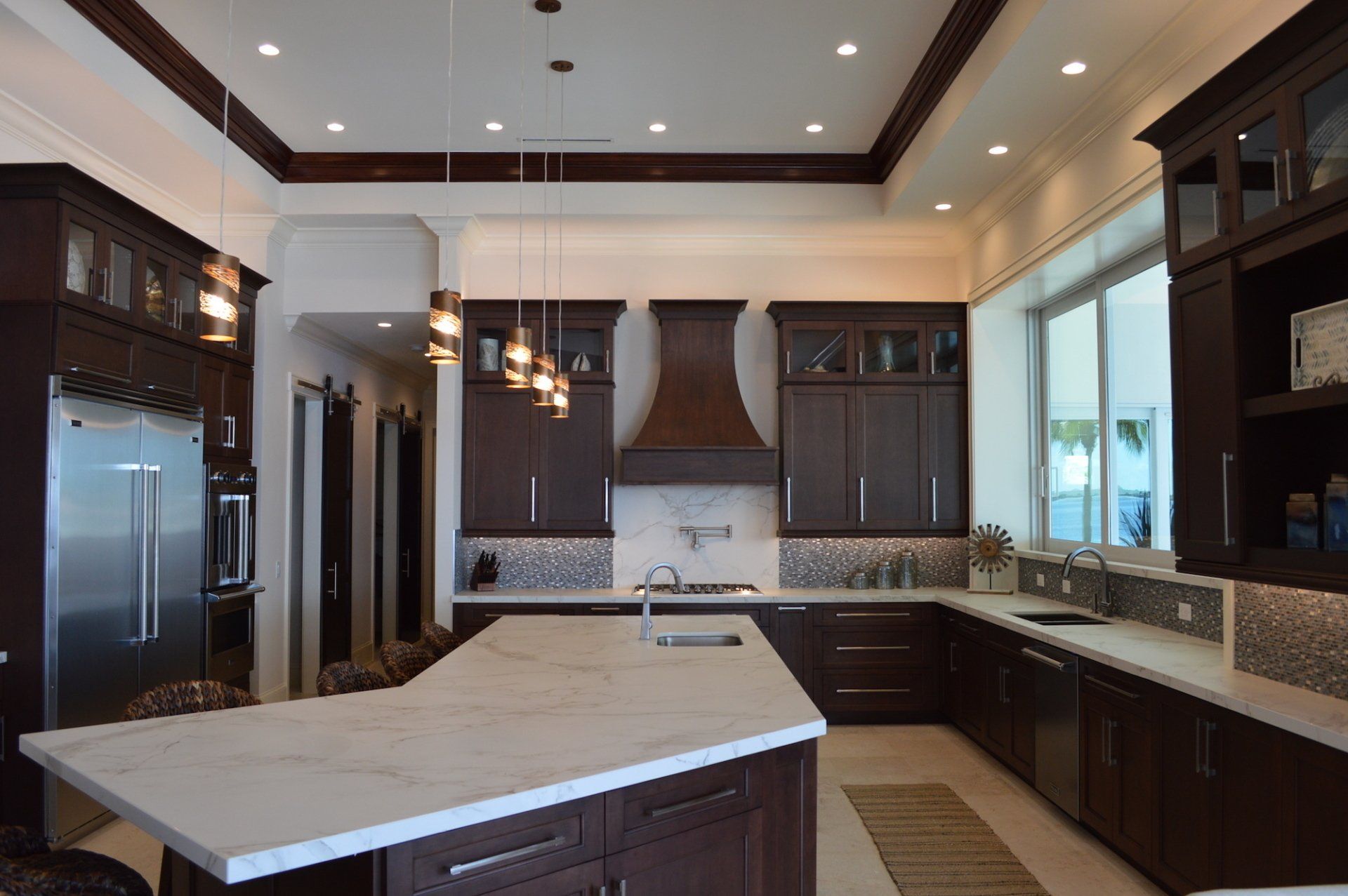 Kitchen with Cabinets — Fort Myers, FL — Absolute Granite Inc.