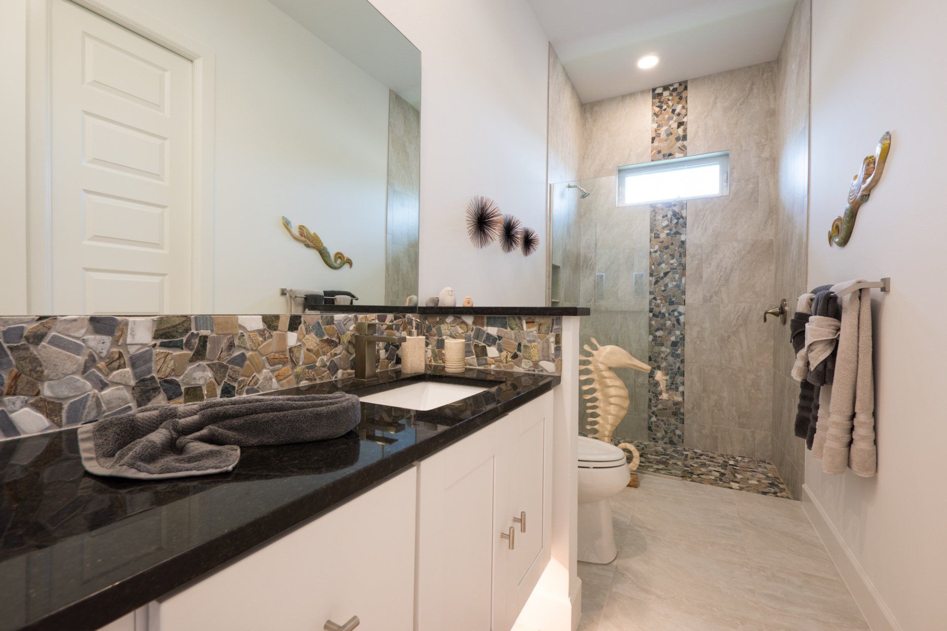 Quartzite Bathroom — Fort Myers, FL — Absolute Granite Inc.