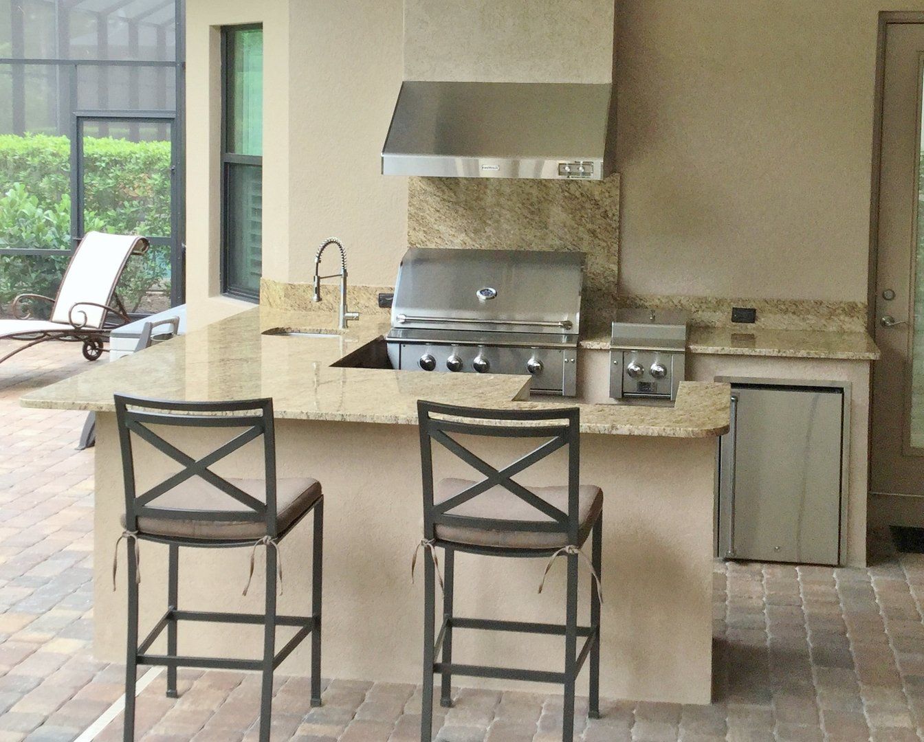 Ventilated Marble Kitchen — Fort Myers, FL — Absolute Granite Inc.