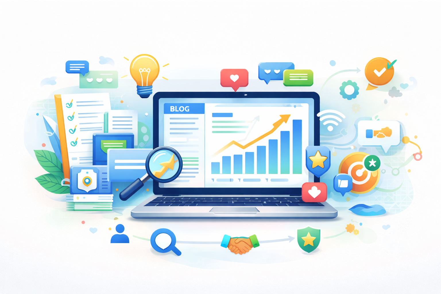 Red glowing line graph trending upward against a dark background.