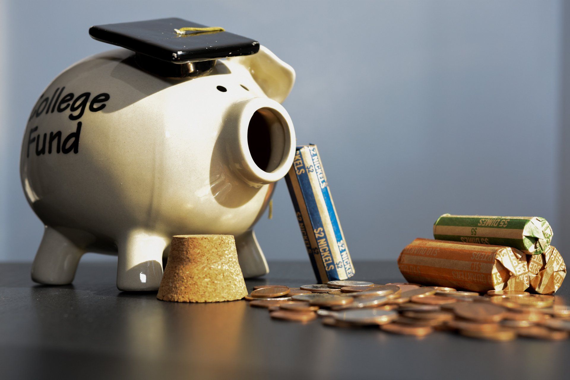 529 college fund piggy bank