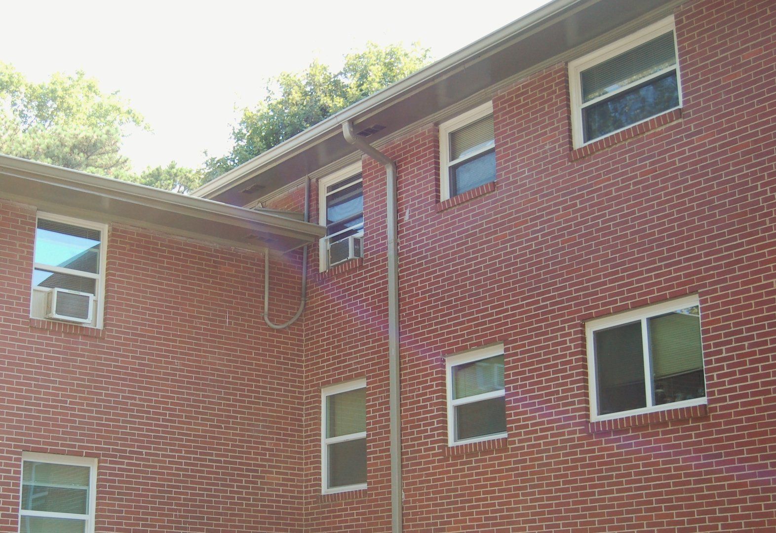 Six Windows And Red Wall Of The House — Tucker, GA — Quinn Windows